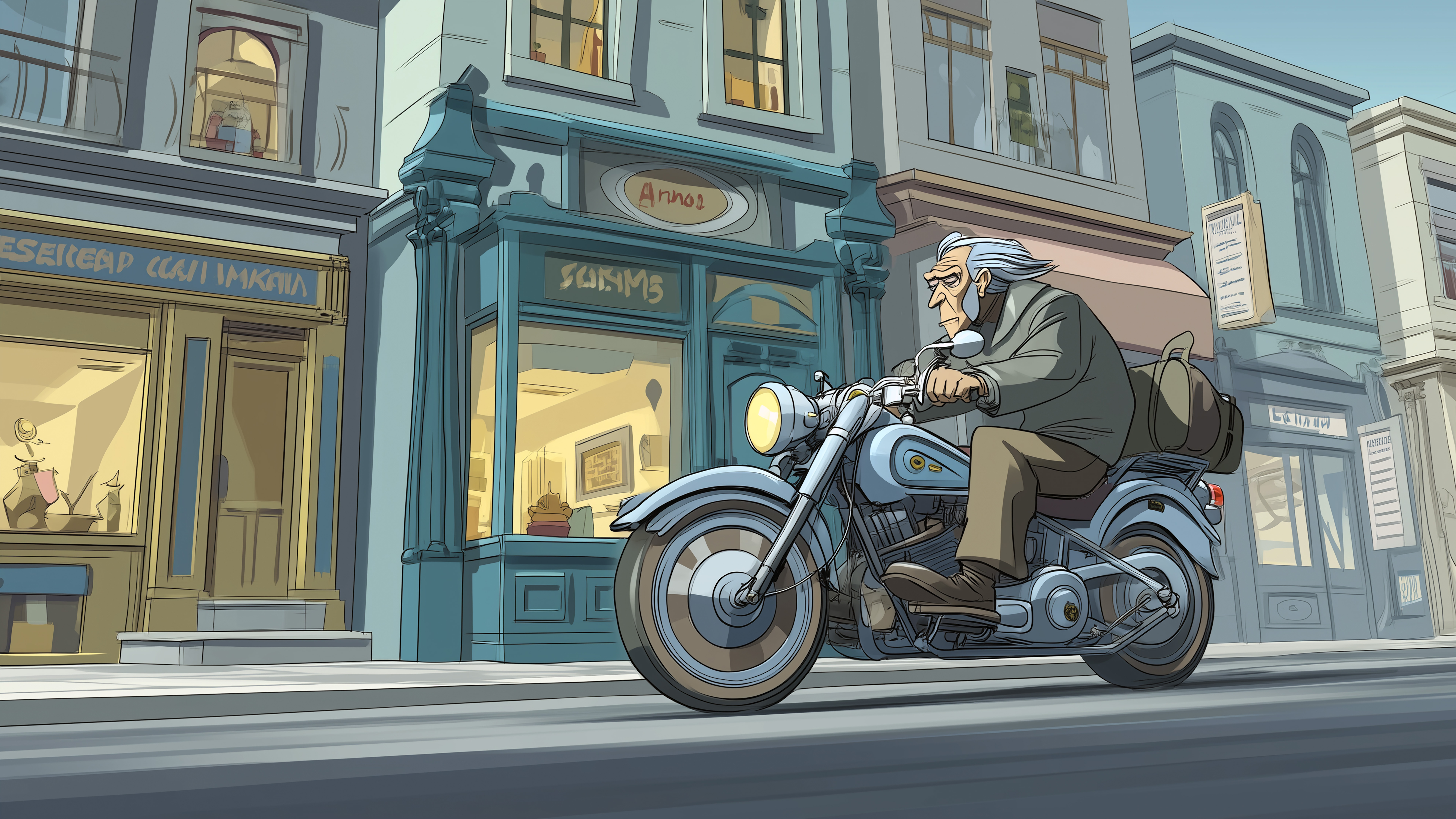 Old biker city