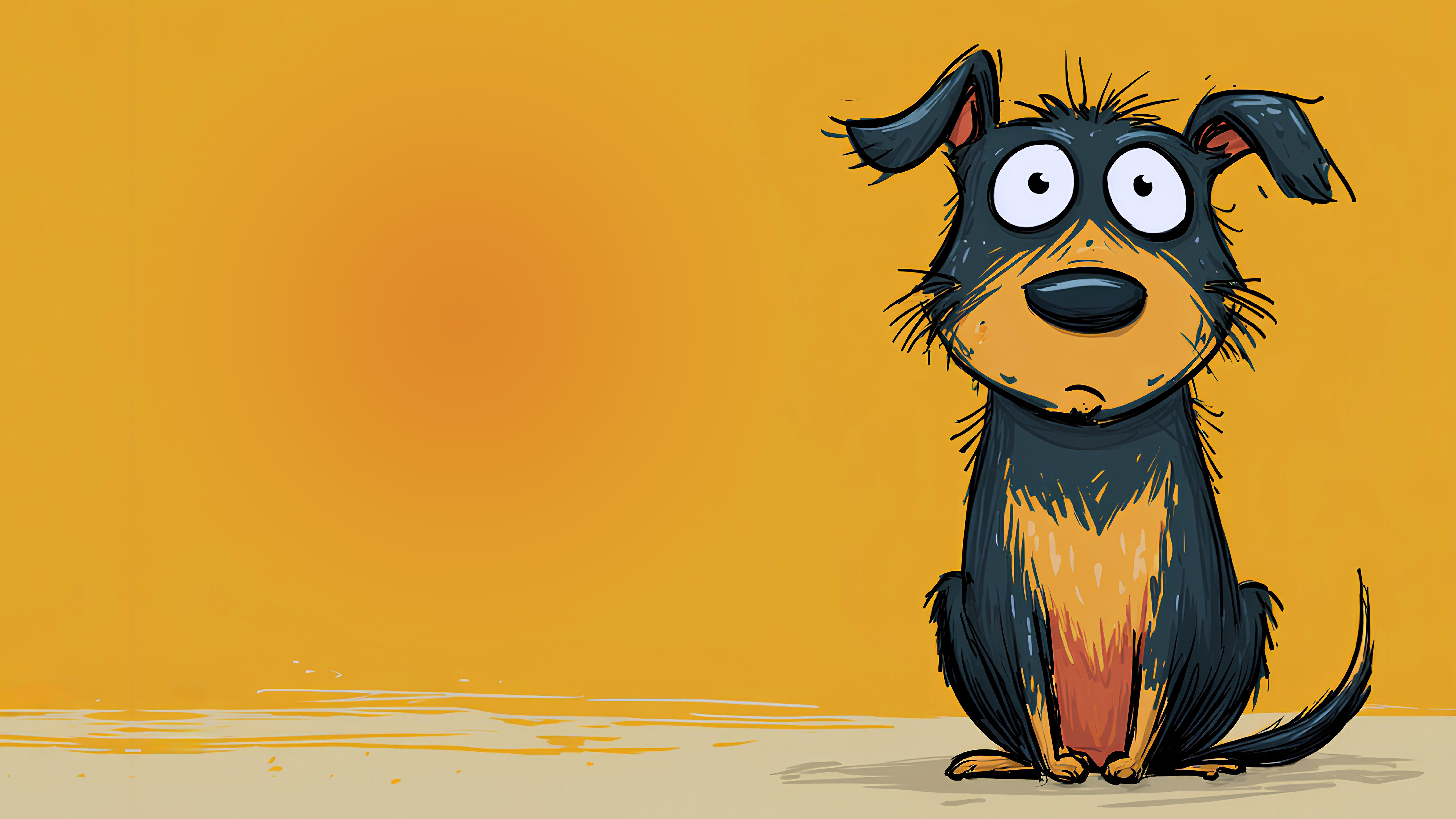 Surprised dog