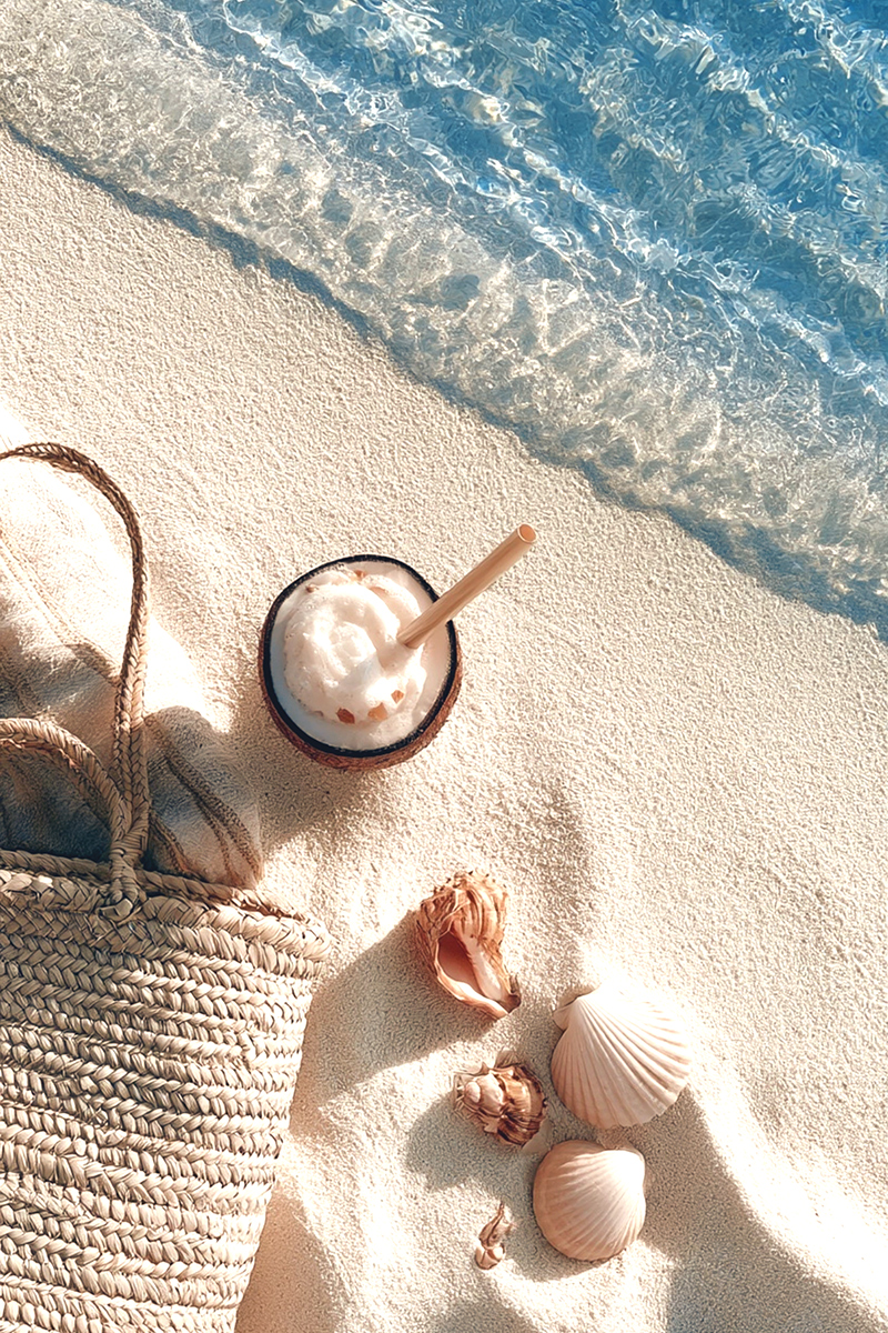 White sand