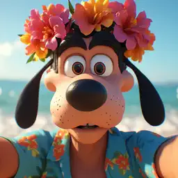 Gouffy flowers - Avatar 256x256 photo de profil gratuite pour Discord réseaux sociaux gaming Amigos3D