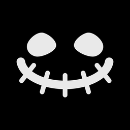Halloween face scary - Avatar 256x256 photo de profil gratuite pour Discord réseaux sociaux gaming Amigos3D