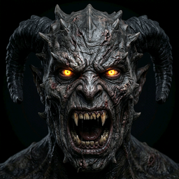 Monster grey - Avatar 256x256 photo de profil gratuite pour Discord réseaux sociaux gaming Amigos3D