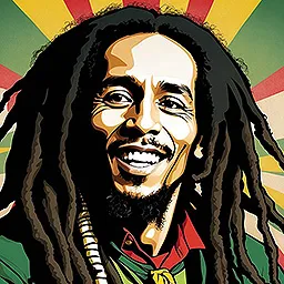 Avatar gratuit Reggae 256x256 pour profil Discord réseaux sociaux