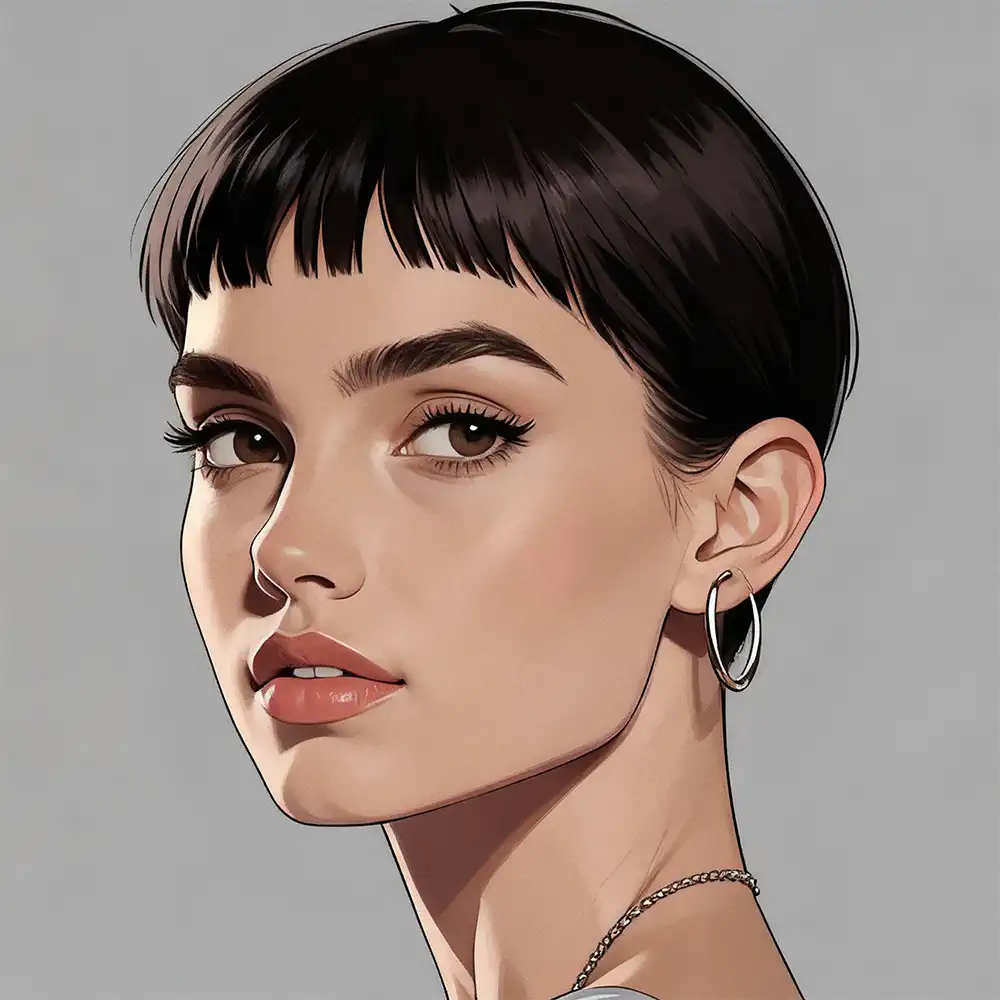 Short hair - Avatar 256x256 photo de profil gratuite pour Discord réseaux sociaux gaming Amigos3D