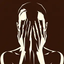 Silhouette brown - Avatar 256x256 photo de profil gratuite pour Discord réseaux sociaux gaming Amigos3D
