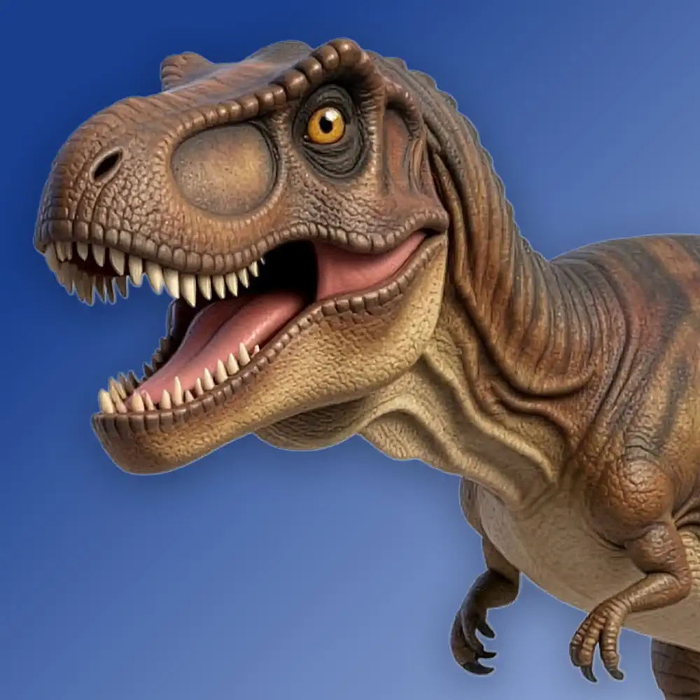 Tyrannosaurus - Avatar 256x256 photo de profil gratuite pour Discord réseaux sociaux gaming Amigos3D