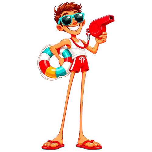 Life guard PNG/WEBP transparent gratuit sans fond