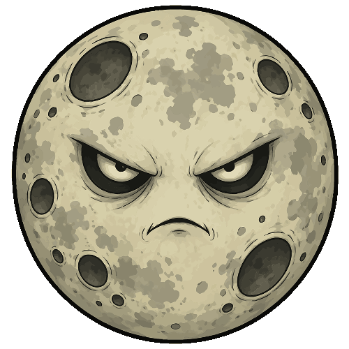 Moon cartoon