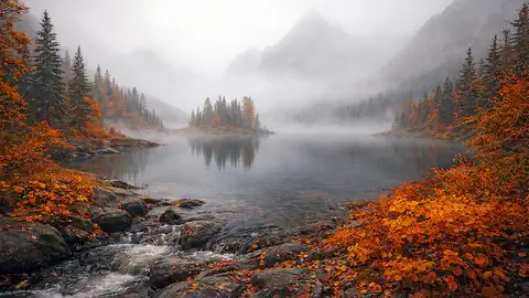 Fond d'écran Alpe autumn HD 4K gratuit