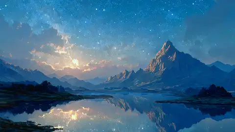 Fond d'écran Nighpainting HD 4K gratuit
