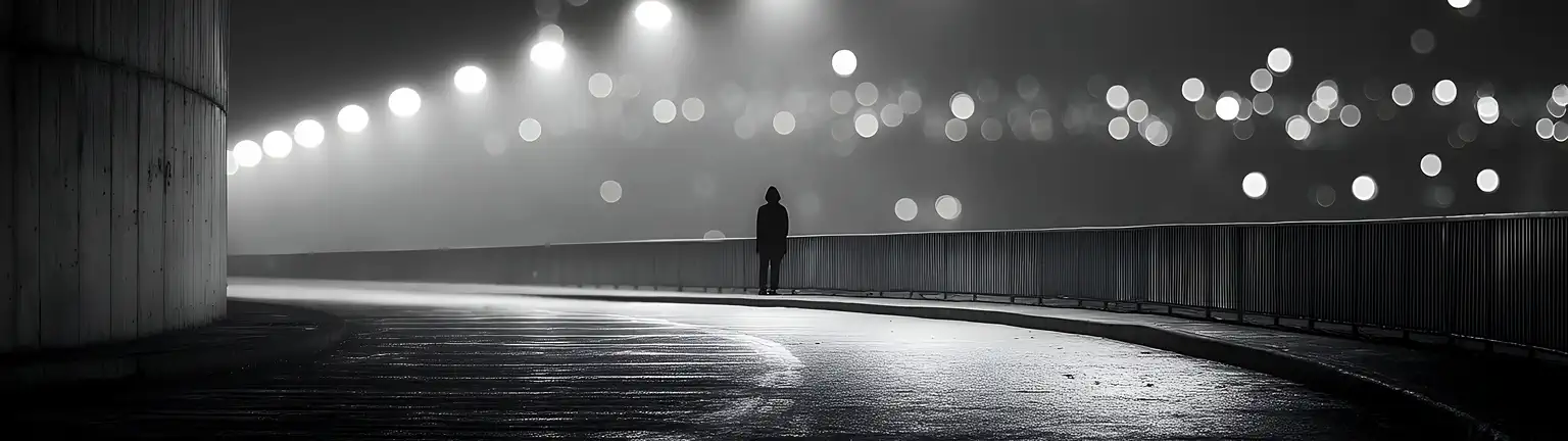 Person alone
