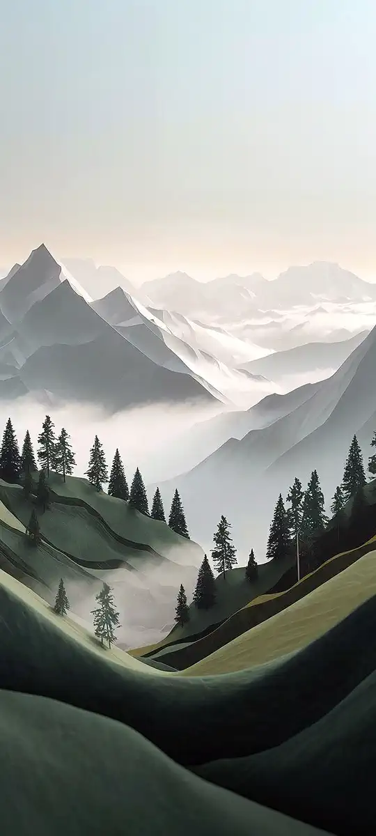 Far mountains
