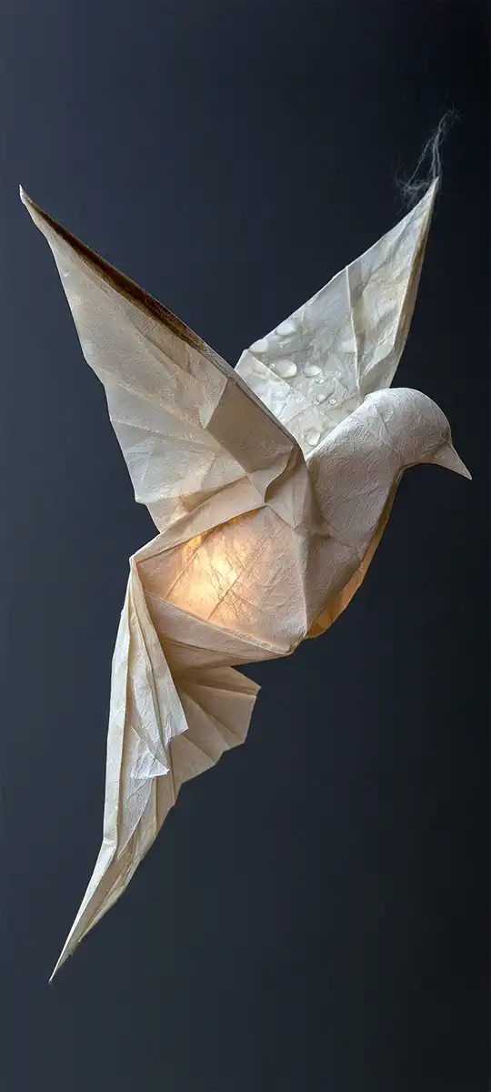 Origami bird