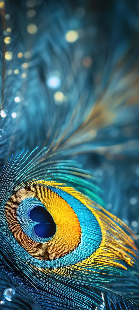 Peacock feather