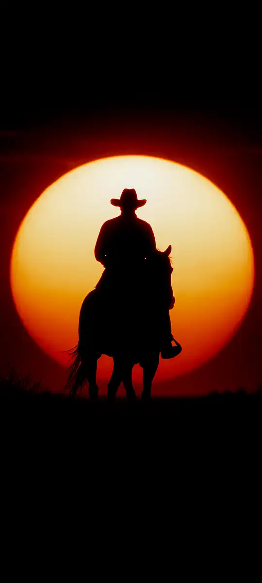 Sunset cowboy
