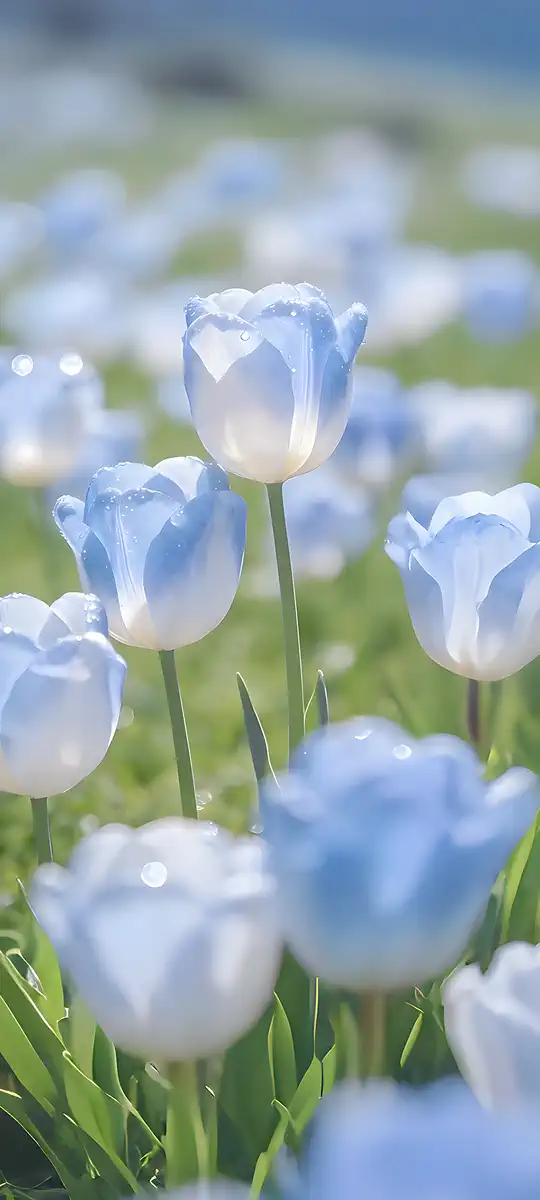 Tulipes blue