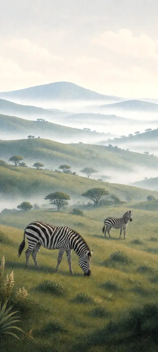 Zebra savana