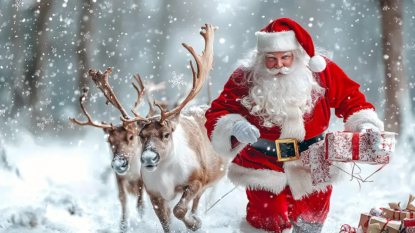 SantaReindeer