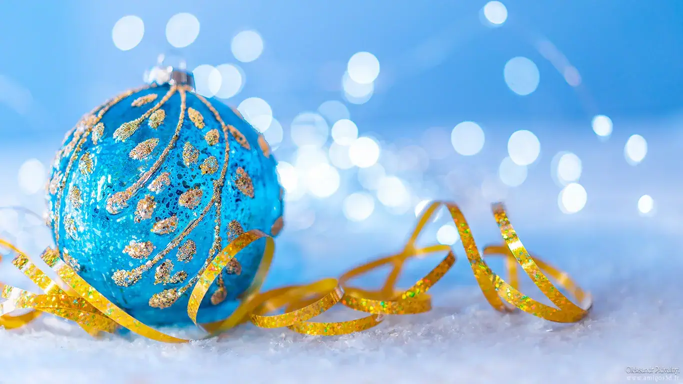 Christmas-ball wallpaper HD pour PC