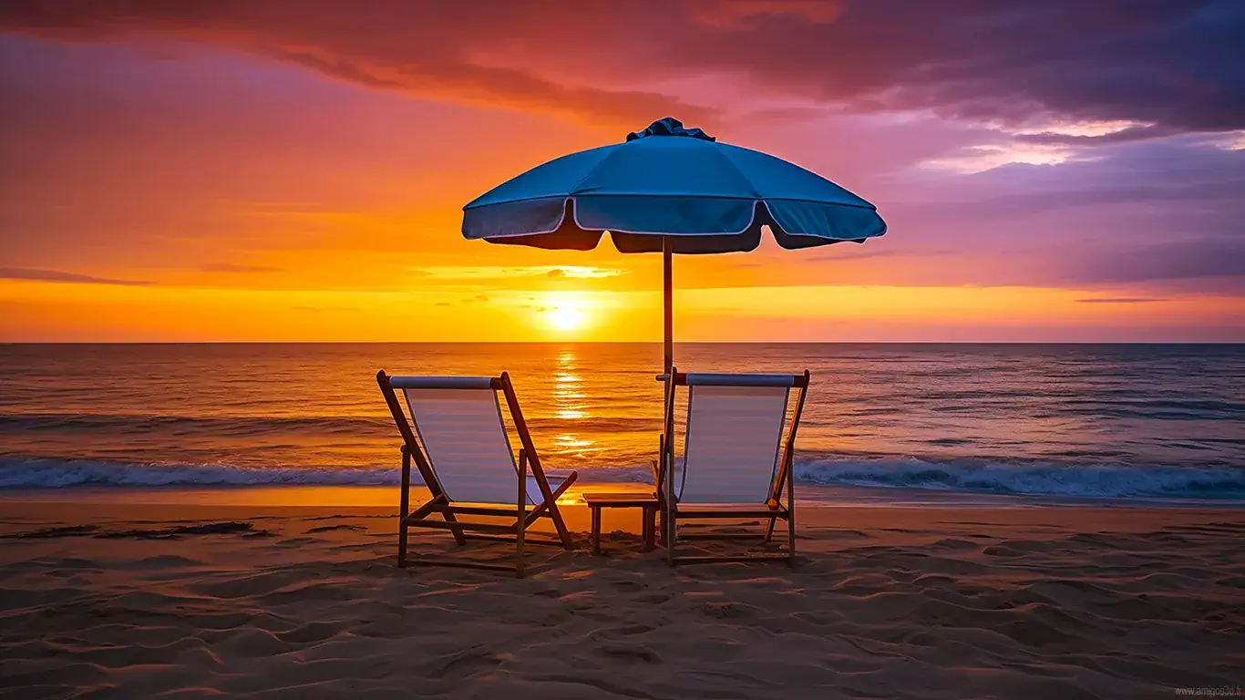 Intheeveningbythewater