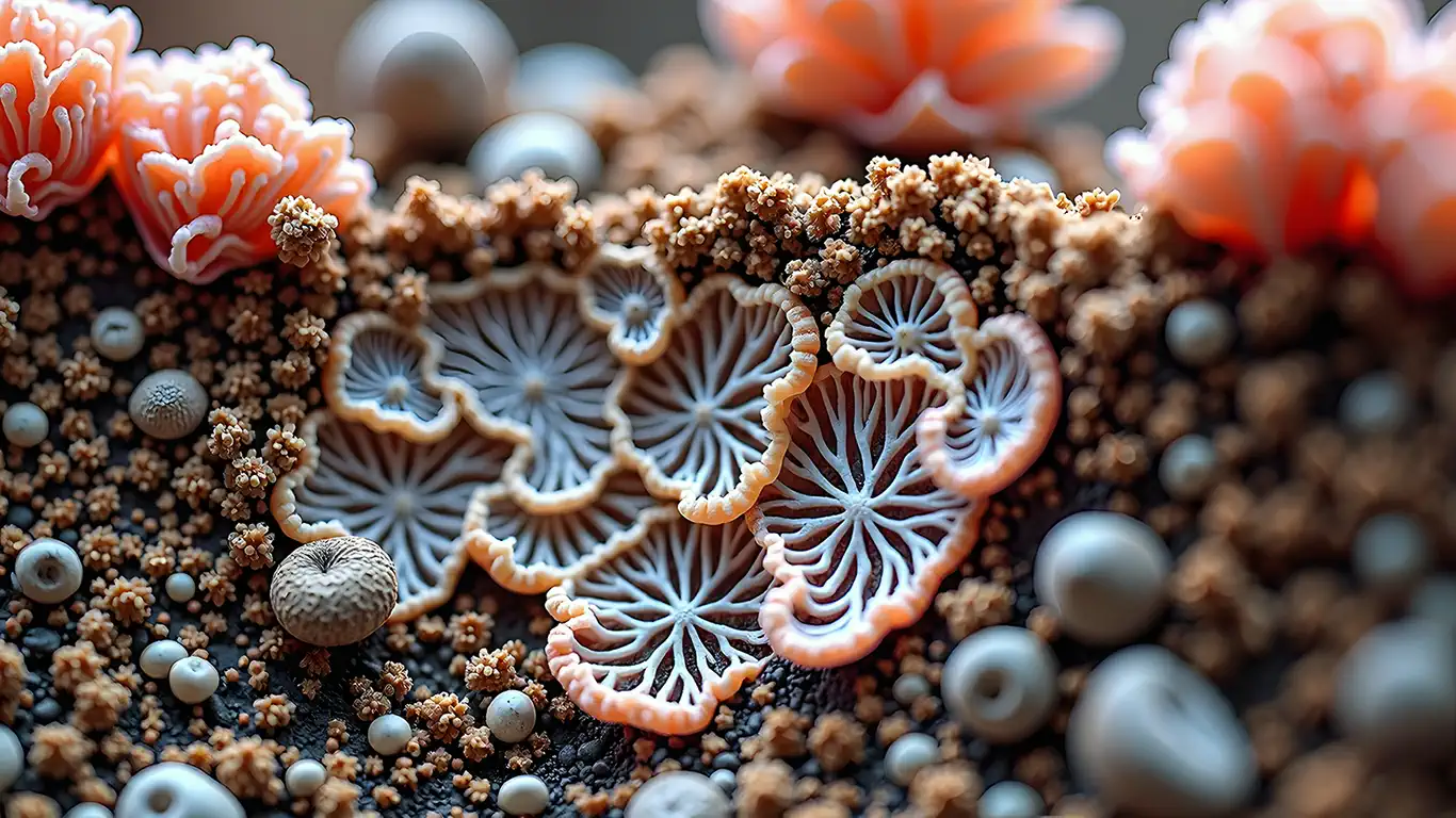 Macro organism - Wallpaper PC 1920x1080 2560x1440 3840x2160 4K 8K fond d'écran standard 16:9 pour ordinateur gaming téléchargement gratuit haute qualité Amigos3D