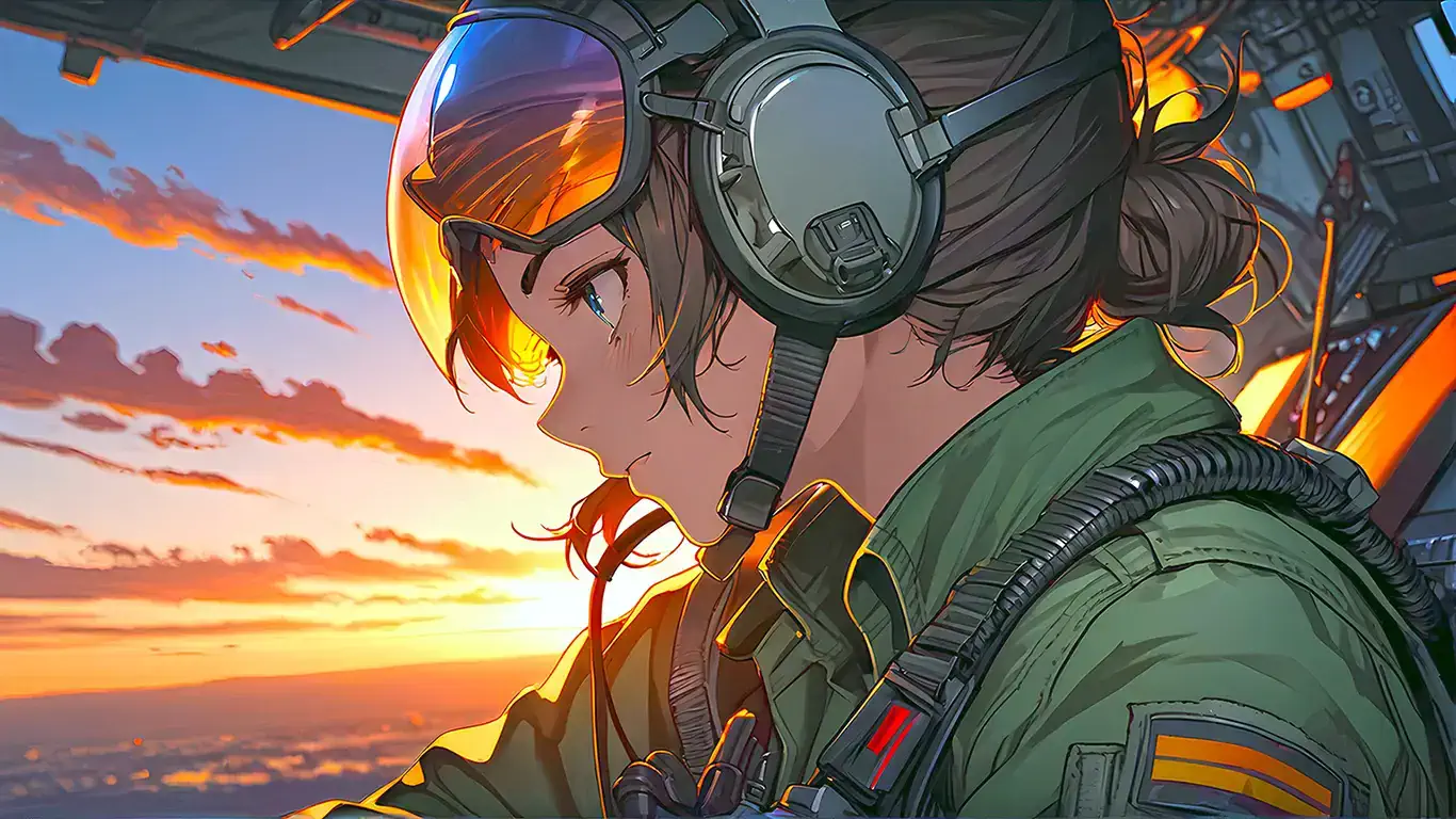 Mangasunset wallpaper HD pour PC