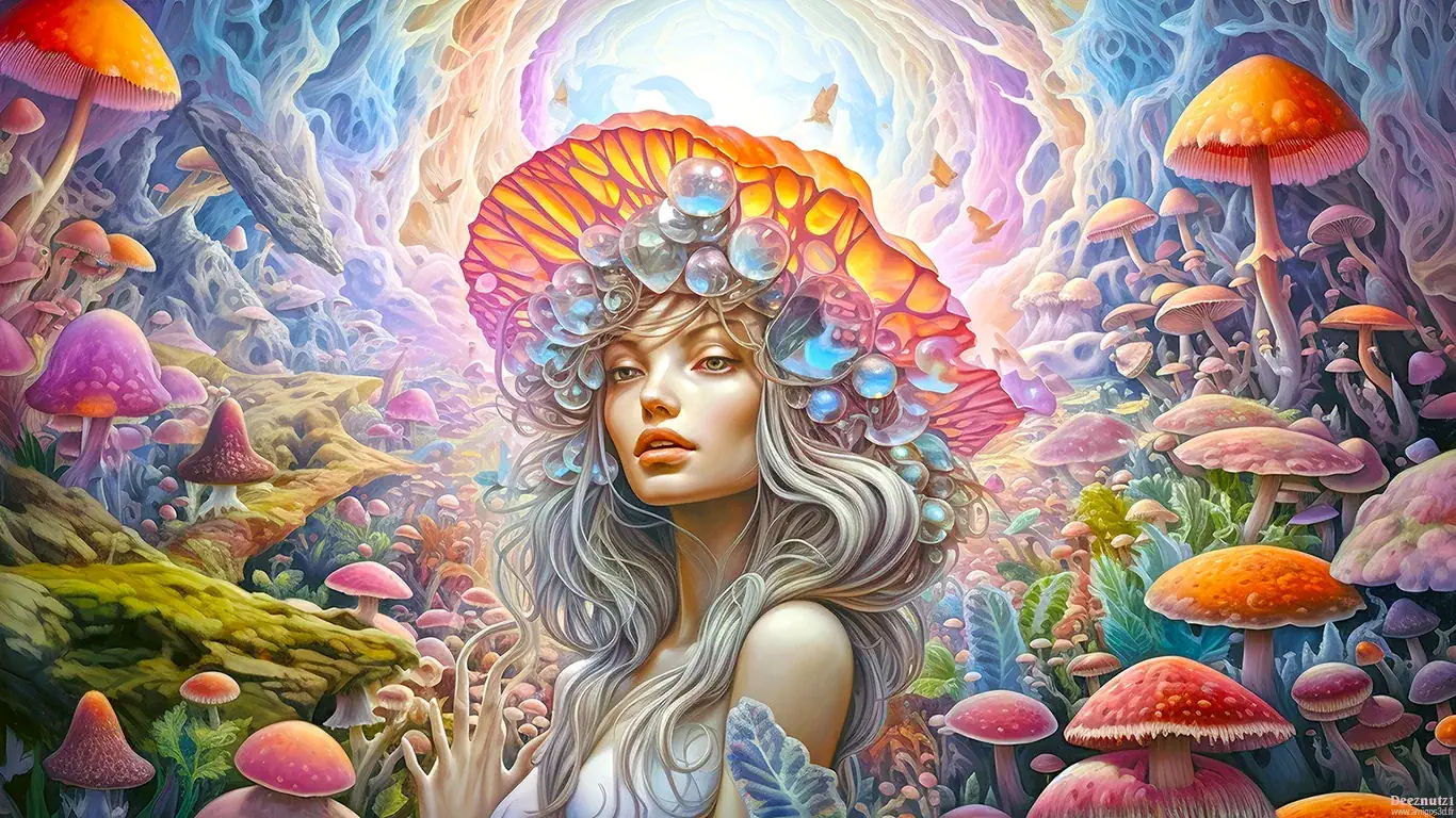 Mushroomspower wallpaper 1920x1080 4K PC HD
