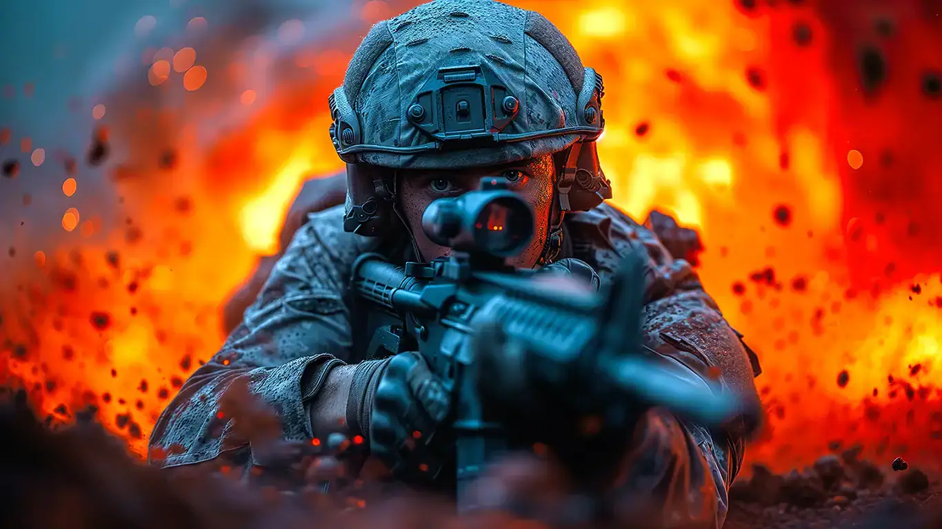 Soldieronfire wallpaper HD pour PC