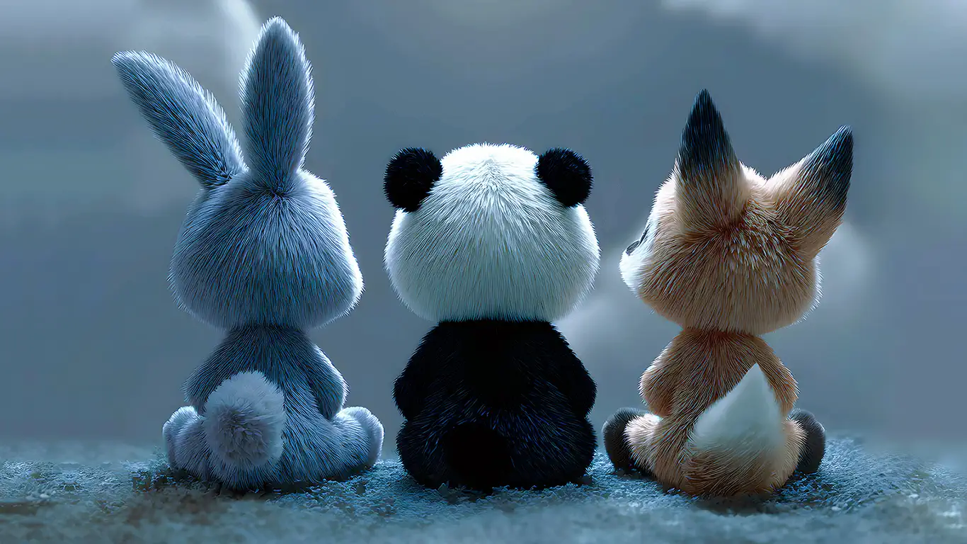 The three friends wallpaper HD pour PC