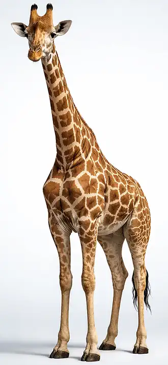Girafe masai - Wallpaper mobile 800x1200 750x1334 1080x2400 fond d'écran vertical HD 4K 8K pour smartphone Android iPhone téléchargement gratuit haute qualité Amigos3D
