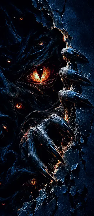 Hell eyes - Wallpaper mobile 800x1200 750x1334 1080x2400 fond d'écran vertical HD 4K 8K pour smartphone Android iPhone téléchargement gratuit haute qualité Amigos3D