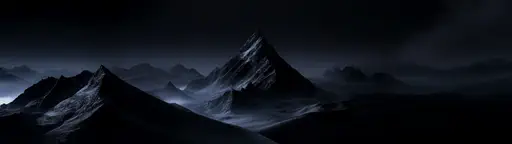 Montagne noir - Wallpaper ultrawide 3440x1440 5120x1440 7680x2160 4K 8K fond d'écran panoramique 21:9 32:9 pour PC gaming téléchargement gratuit haute qualité Amigos3D