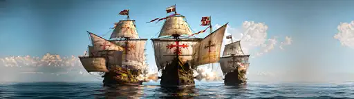 Three-galleons wallpaper ultrawide 3440x1440 4K 8K fond écran ultra wide